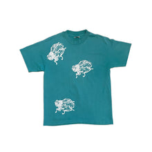 Load image into Gallery viewer, turquoise fly tee large

